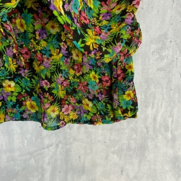 Garage Two Tier Floral Camisole Top Sz XS - Picture 3 of 6